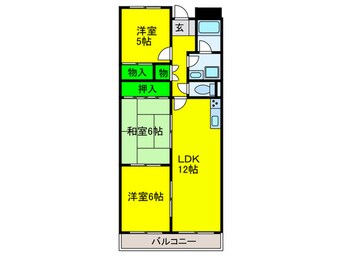 間取図 パストラル羽衣