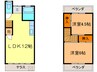 出在家18テラスハウス 2LDKの間取り