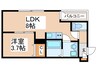 H-Maison加美正覚寺Ⅹ 1LDKの間取り