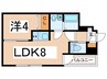 H-Maison加美正覚寺Ⅹ 1LDKの間取り