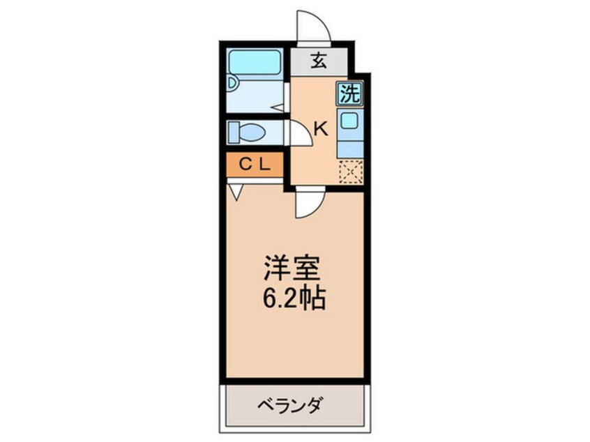 間取図 ﾋﾞﾚｲﾕ真英四条柳馬場