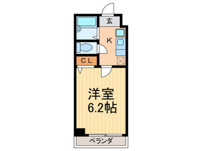 間取図 ﾋﾞﾚｲﾕ真英四条柳馬場