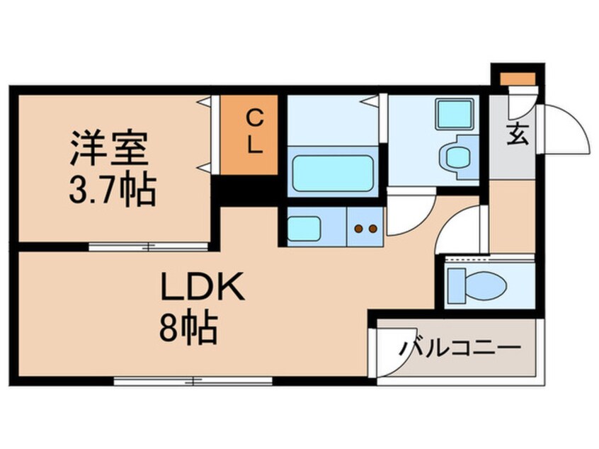 間取図 H-Maison加美正覚寺Ⅸ