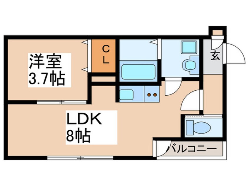 間取図 H-Maison加美正覚寺Ⅸ