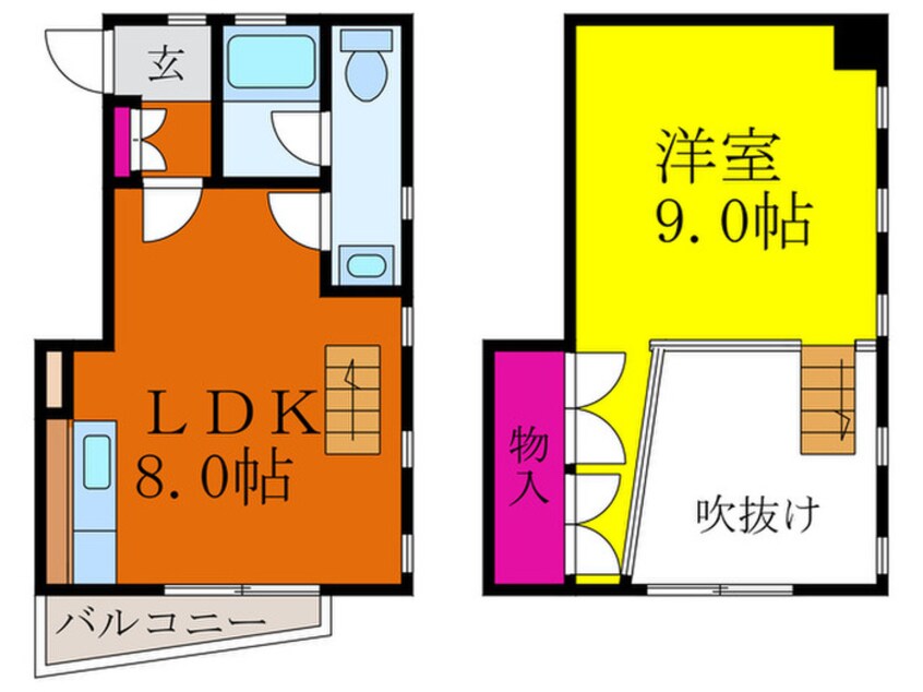 間取図 インペリアル21