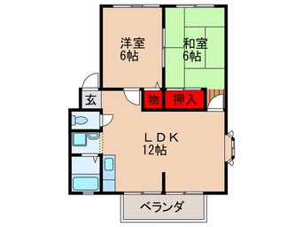 間取図 グリーンヒル