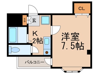 間取図 ロイヤルメゾン六甲道