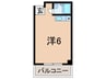 太田ビル小久保 1Rの間取り