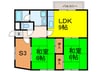シンフォニー逆瀬川 2LDK+Sの間取り