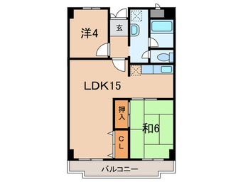 間取図 リバブル金陵