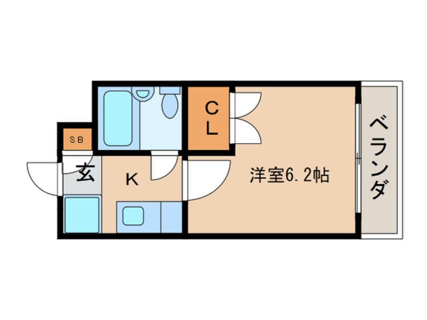 間取図 デトム･ワン東福寺(312)