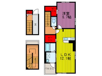 間取図 リジエールⅡ