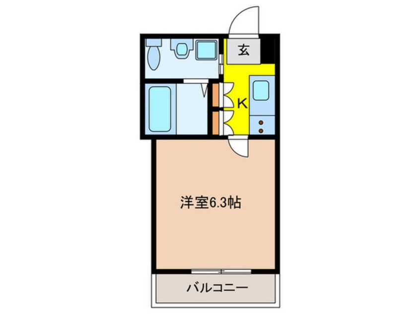 間取図 クレア　ラ・クーオ