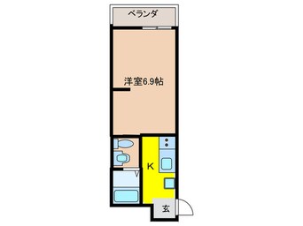 間取図 クレア　ラ・クーオ