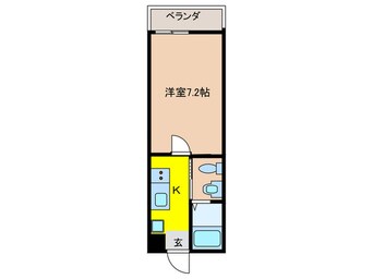 間取図 クレア　ラ・クーオ