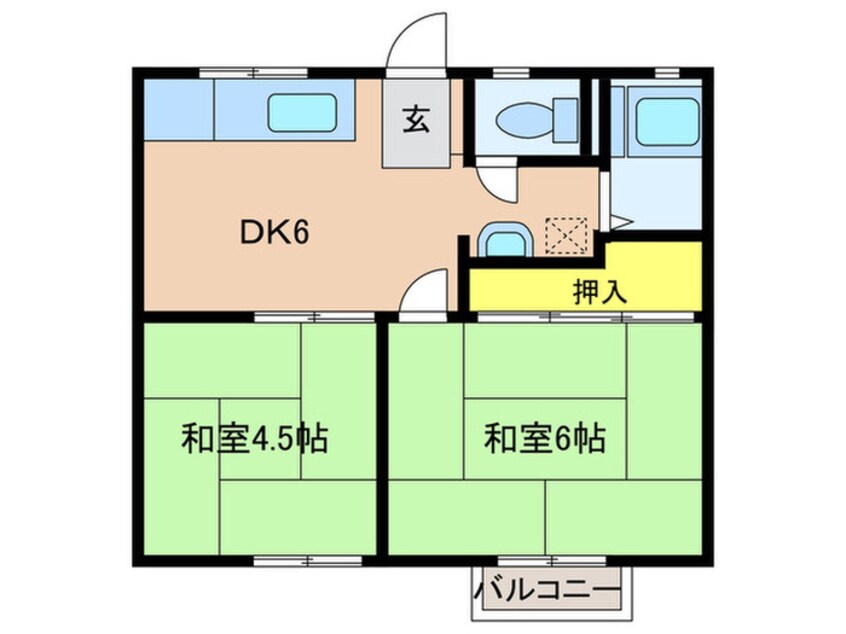 間取図 寿ハイツⅡ