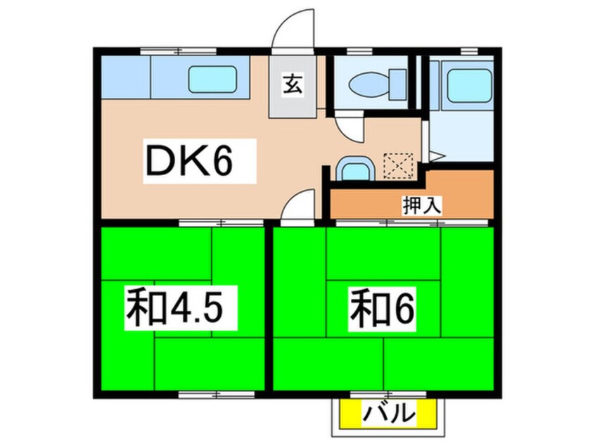 間取図 寿ハイツⅡ