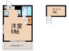 レミニョン 1Rの間取り