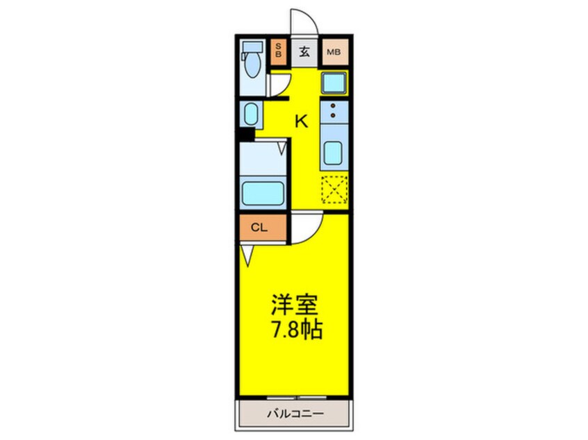 間取図 サリエンテス堺七道