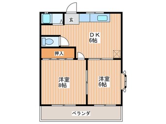 間取図 赤井マンション　高柳