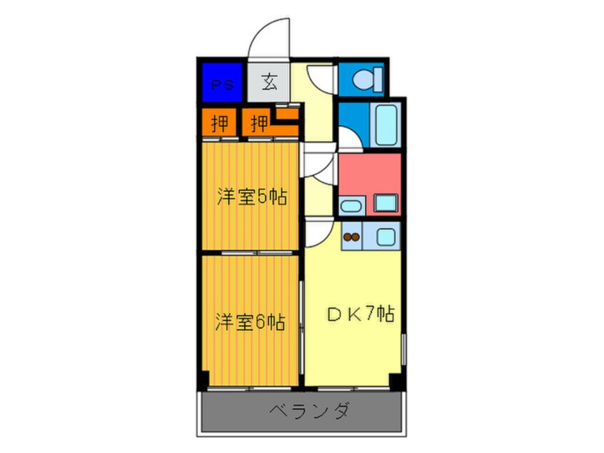 間取図 パークサイド岡崎