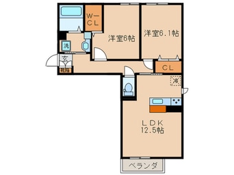 間取図 LUCE比叡