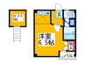 ゴールドハイツ 1Rの間取り