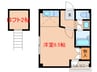 ゴールドハイツ 1Rの間取り