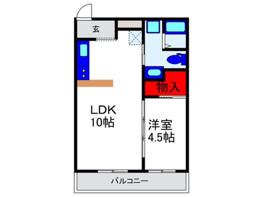 間取図 グランベガ緑地公園