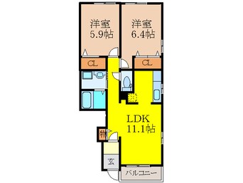 間取図 クローバーハウス