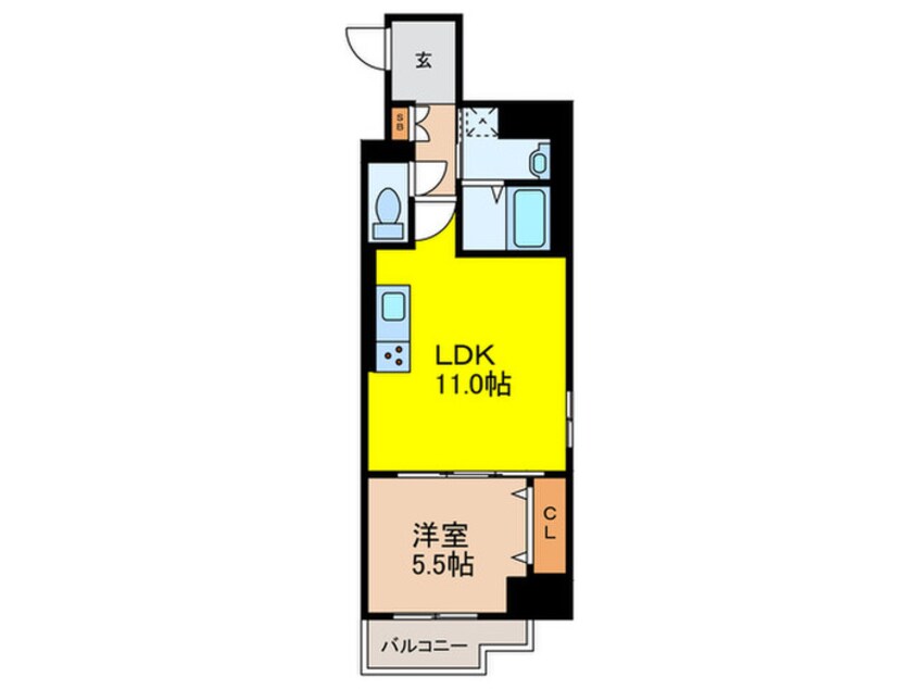 間取図 グランコート北園