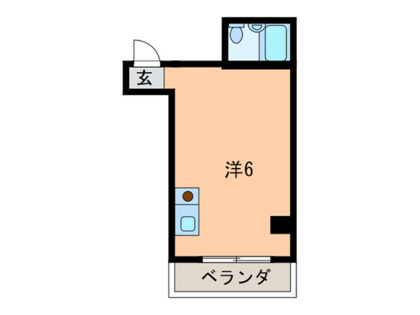 間取図 バイオレットコ－ポ