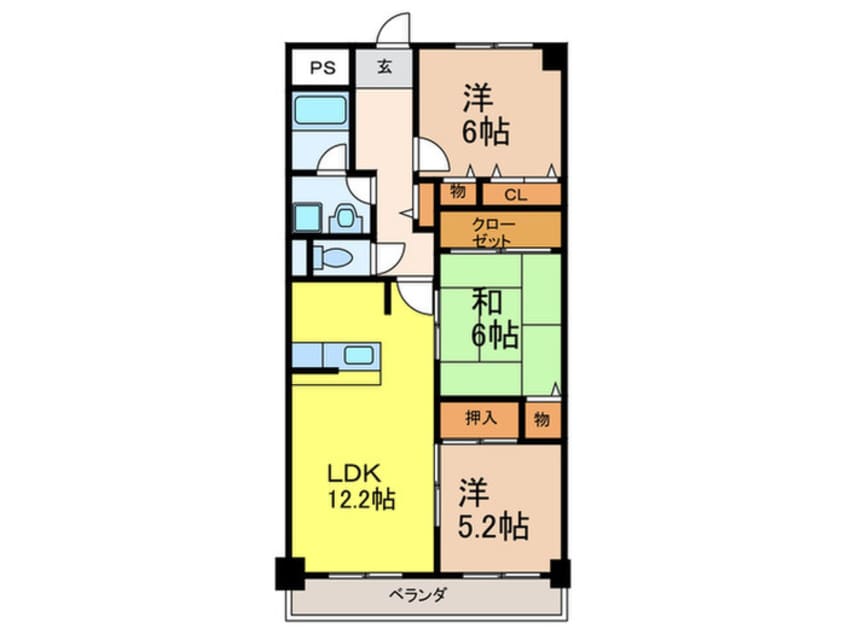 間取図 キャピタルグレイス