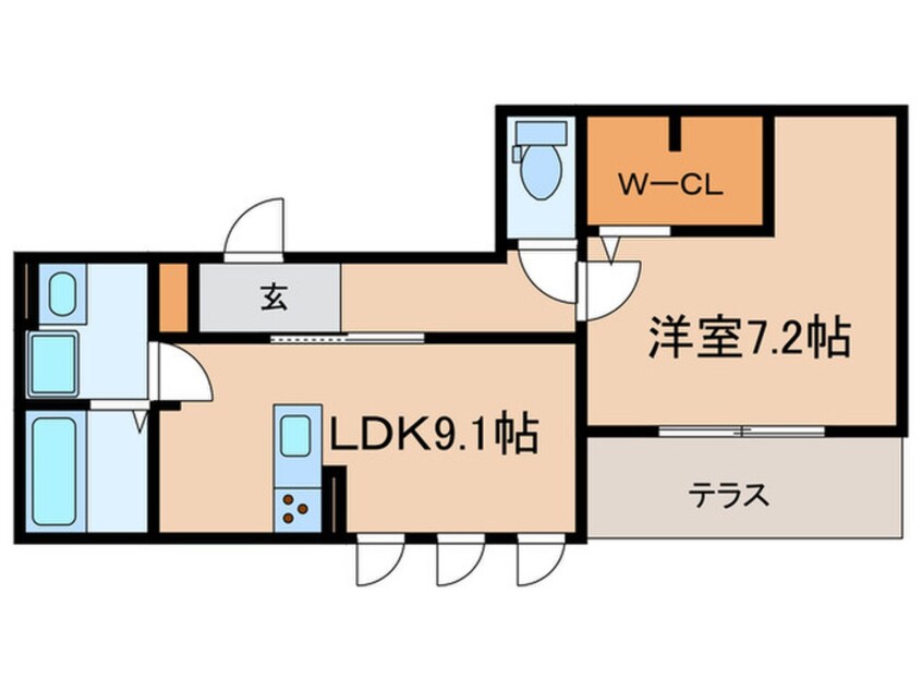 間取図 エルフォルク新神戸