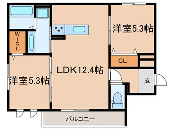 間取図 エルフォルク新神戸