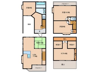 間取図 諸福5丁目戸建