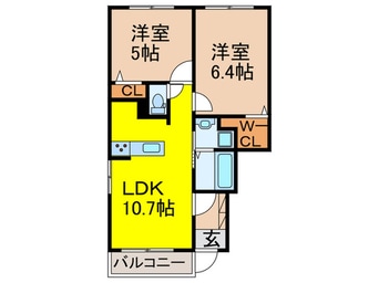 間取図 ＬＵＰＩＮＵＳ　ＨＥＩＭ