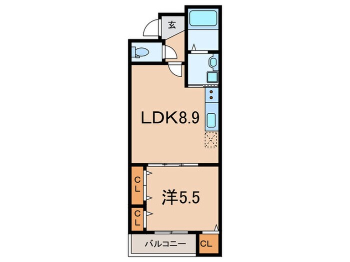 間取り図 フジパレス西宮春風公園ⅴ番館