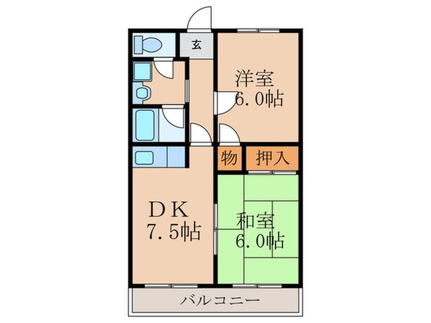 間取図 ケイチョウマンション