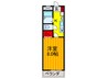 ｵﾊﾟｰﾙ今堀 1Kの間取り
