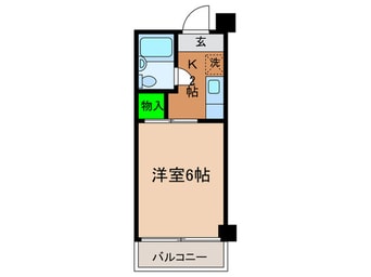 間取図 山手ダイヤハイツB棟(709)