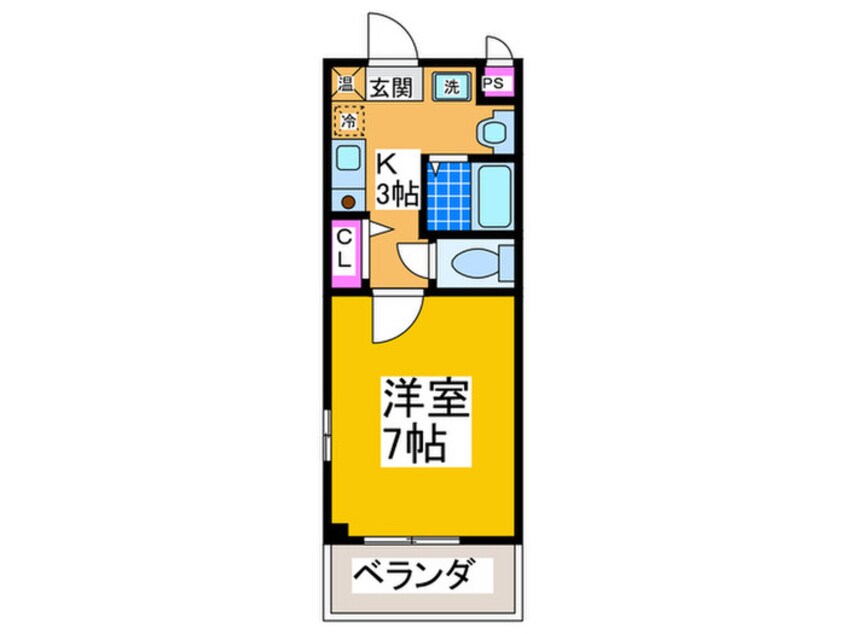 間取図 メゾンハピネスアビコ