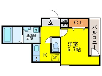 間取図 フジパレス田辺駅北