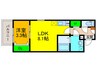 仮）ジーメゾン高石羽衣 1LDKの間取り