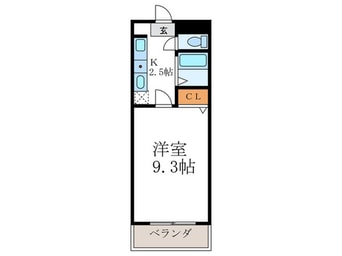 間取図 ホ－ユウコンフォルト西陣(312）