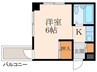 グローバル竹馬 1Kの間取り