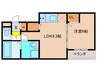 メゾンみけ 1LDKの間取り
