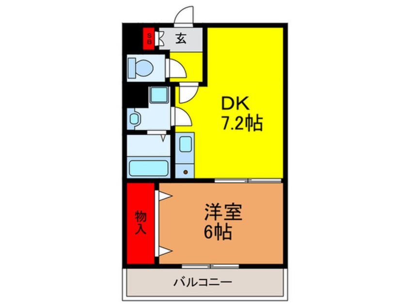 間取図 ハーミッツ・セル門真