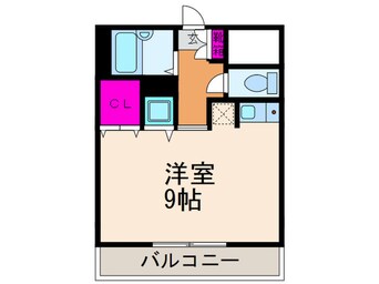 間取図 シャトーボヌゥール今城