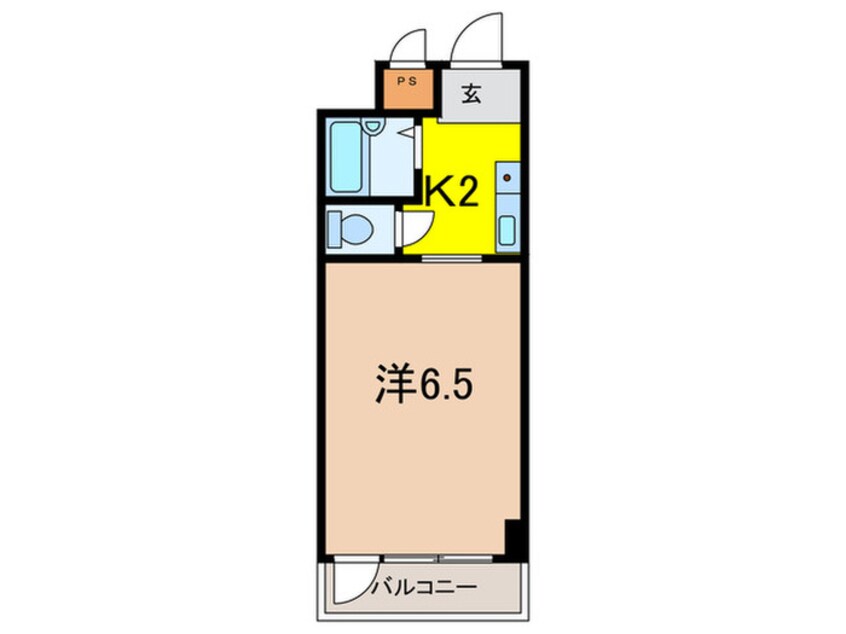 間取図 タウンクレスト大原(402)